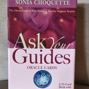 Ask Your Guides Oracle Cards, Sonia Choquette 52 Card Deck, Guidebook Box set